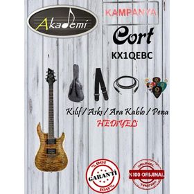 Cort KX1-QEBC Vişne Çürüğü Elektro Gitar