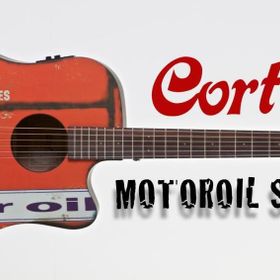 Cort Motor Oil 2-BKS Elektro Akustik Gitar