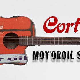 Cort Motor Oil 2-BKS Elektro Akustik Gitar