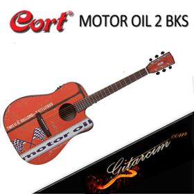 Cort Motor Oil 2-BKS Elektro Akustik Gitar