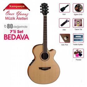 Cort PW470-NS Elektro Akustik Gitar