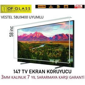 CORUIAN Vestel 58u9400 Tv Ekran Koruyucu 3mm 58U9400v