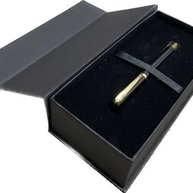 Corvus Altın Klips Kutulu DVT-3 Parlak Siyah Roller Kalem