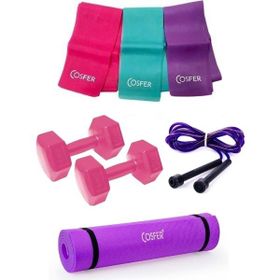 Cosfer 4 Parça Mor Pilates Seti