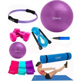 Cosfer CSF-TR033 8'li Pilates Seti Pilates Minderi