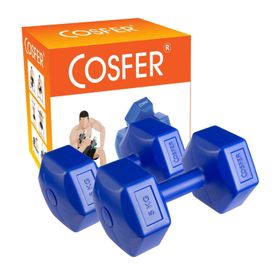 Cosfer CSF90835X2 5 kg 2 Adet Plastik Dambıl