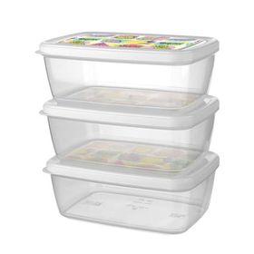 Cosiness 3'lü Set 1200 ml Saklama Kabı