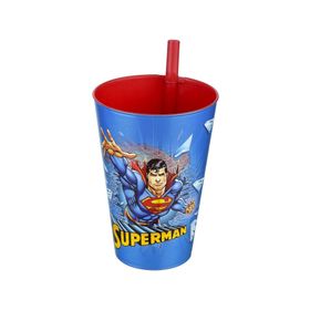 Cosiness 400 ml Süperman Pipetli Bardak