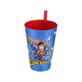 Cosiness 400 ml Süperman Pipetli Bardak