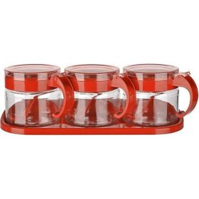 Cosiness Standlı 3'lü 300 ml Baharat Seti