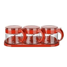 Cosiness Standlı 3'lü 300 ml Baharat Seti