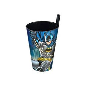 Cosiness TP513A Batman Kapaklı 400 ml Pipetli Bardak