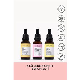Coskim 3’lü Leke Karşıtı Aydınlatıcı ve Göz Altı Bakımı Sağlayan Serum Seti