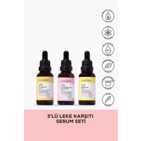 Coskim 3’lü Leke Karşıtı Aydınlatıcı ve Göz Altı Bakımı Sağlayan Serum Seti