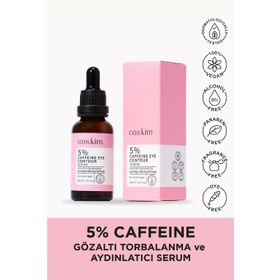 Coskim %5 Kafeinli Morluk Giderici ve Aydınlatıcı 30 ml Göz Çevresi Serumu