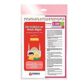 Coşku 8. Sınıf Din Kültürü ve Ahlak Bilgisi Kazanım Kontrol Testi & Ödev Testi - kollektif