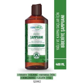 Cosmecit 400 ml Yağlı ve Karma Saçlar İçin Biberiye Özlü Şampuan