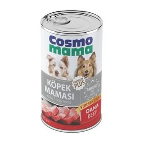 Cosmo Mama 12x415 gr Yetişkin Yüksek Enerji Dana Etli Köpek Konserve Maması