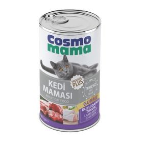 Cosmo Mama Yetişkin Gurme Etli 24 Adet x 415 gr Kedi Konserve Maması