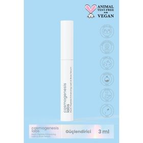 Cosmogenesis Labs 3 ml Güçlendirici Kirpik ve Kaş Serumu