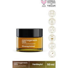 Cosmogenesis Labs 50 ml Yenileyici ve Bariyer Güçlendirici Ginseng Krem Yüz Maskesi