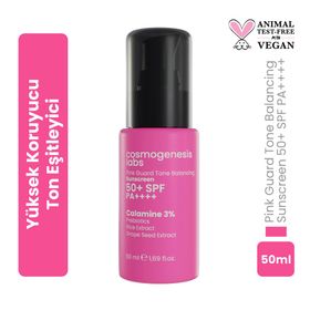 Cosmogenesis Labs Ton Eşitleyici 50SPF Pembe 50 ml Yüz Güneş Kremi
