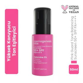Cosmogenesis Labs Ton Eşitleyici 50SPF Pembe 50 ml Yüz Güneş Kremi