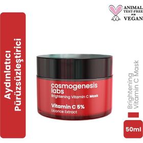 Cosmogenesis Labs Ton Eşitleyici Vitamin C 50 ml Krem Yüz Maskesi