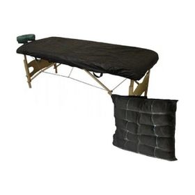 Cosmonis 80x220 cm 200 Adet Siyah Renk Çift Tarafı Lastikli Sedye Örtüsü