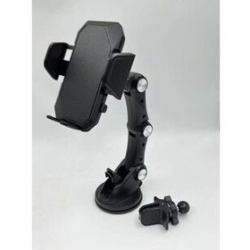 Cosmostech Araç İçi Cam Torpido Klima Uyumlu Ayarlanabilir Vantuzlu Premium Telefon Tutucu Stand
