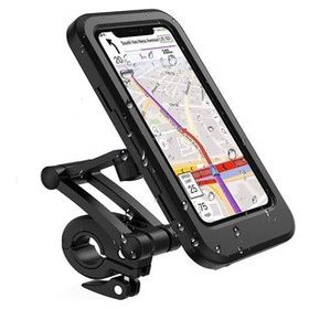 Cosmostech Motosiklet Bisiklet Su Geçirmez 360° Ayarlanabilir Telefon Tutucu Navigasyon Stand