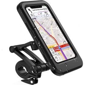 Cosmostech Motosiklet Bisiklet Su Geçirmez 360° Ayarlanabilir Telefon Tutucu Navigasyon Stand
