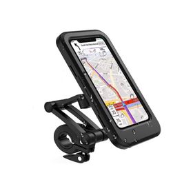 Cosmostech Motosiklet Bisiklet Su Geçirmez 360° Ayarlanabilir Telefon Tutucu Navigasyon Stand