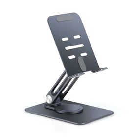 Cosmostech Telefon ve Tablet Tutucu 360° Hareketli Donen Katlanabilir Mobil Masaüstü Stand