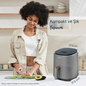 Cosorı CAF-LI401S 3.8 lt Sıcak Hava Fritözü
