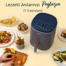 Cosorı CAF-LI401S 3.8 lt Sıcak Hava Fritözü