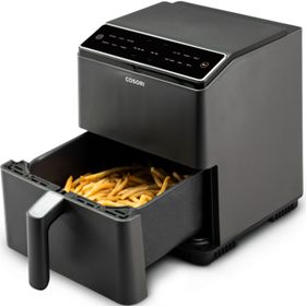 Cosori ‎CAF-P583S Dual Blaze İkili Isıtma Sistemi 6.4 lt Siyah Sıcak Hava Fritözü