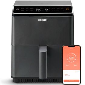 Cosori ‎CAF-P583S Dual Blaze İkili Isıtma Sistemi 6.4 lt Siyah Sıcak Hava Fritözü