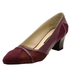 Costo Shoes 1368 Bordo Kadın Topuklu Ayakkabı