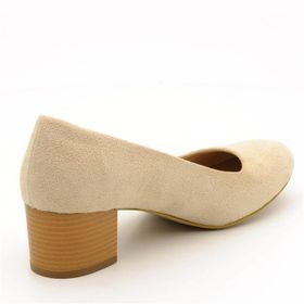 Costo Shoes 1453 Bej Kadın Topuklu Ayakkabı