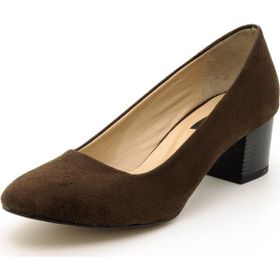 Costo Shoes 1453 Kahverengi Süet Kadın Topuklu Ayakkabı
