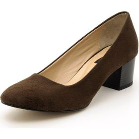 Costo Shoes 1453 Kahverengi Süet Kadın Topuklu Ayakkabı