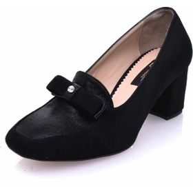 Costo Shoes 15218 Siyah Büyük Numara Kadın Ayakkabı