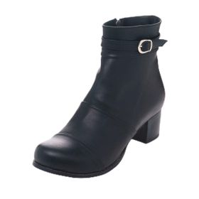 Costo Shoes 17001 Siyah Büyük Numara Kadın Ayakkabı