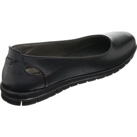 Costo Shoes 18545 Siyah Deri Büyük Numara Babet