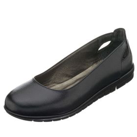 Costo Shoes 18545 Siyah Deri Büyük Numara Babet
