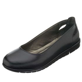 Costo Shoes 18545 Siyah Deri Büyük Numara Babet