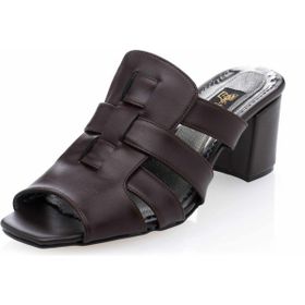 Costo Shoes 190405 Kahve Büyük Numara Kadın Terlik