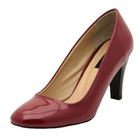 Costo Shoes 1923 Bordo Rugan Kadın Topuklu Ayakkabı