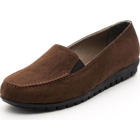 Costo Shoes 200591 Kahverengi Suet Büyük Numara Bayan Ayakkabı